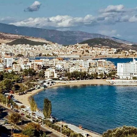 Seaside Apartment in Kalamitsa Area Kavala Bagian luar foto