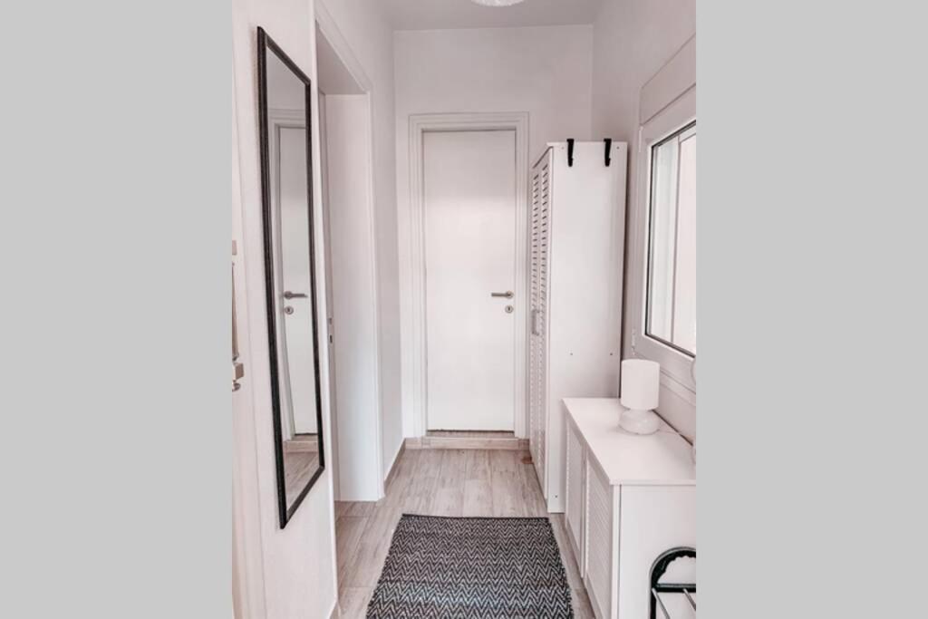 Seaside Apartment in Kalamitsa Area Kavala Bagian luar foto